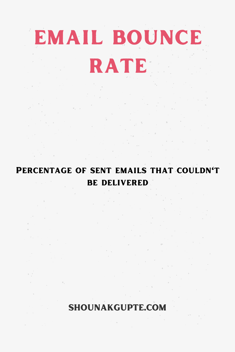 What is Email Bounce Rate