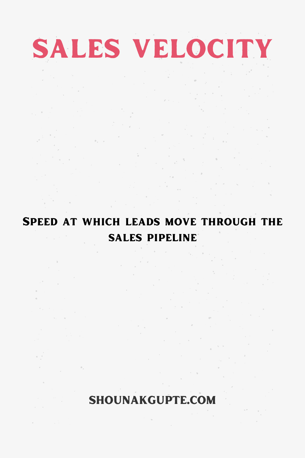 What is Sales Velocity